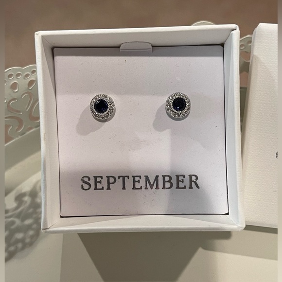 Chloe + Isabel September Sapphire Earrings - Picture 2 of 4